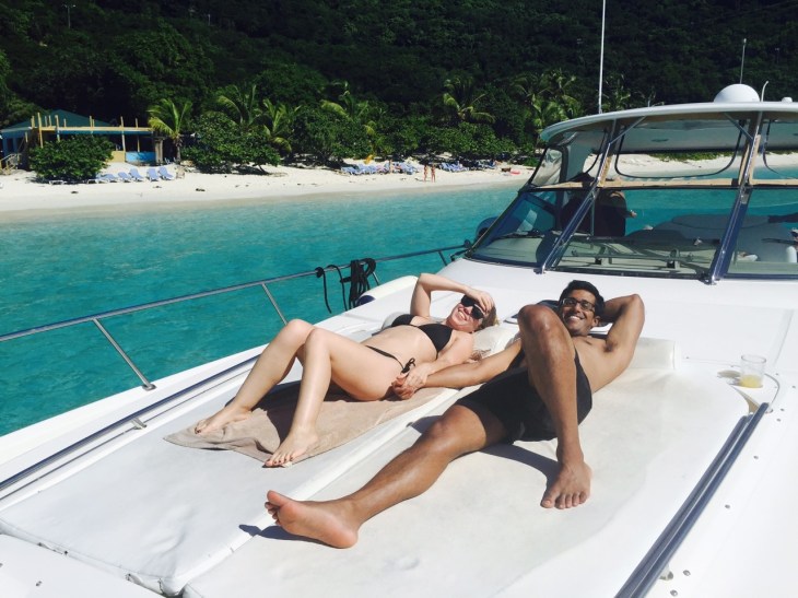 In Saint Thomas celebrating our 1 year anniversary. Thanksgiving 2014.