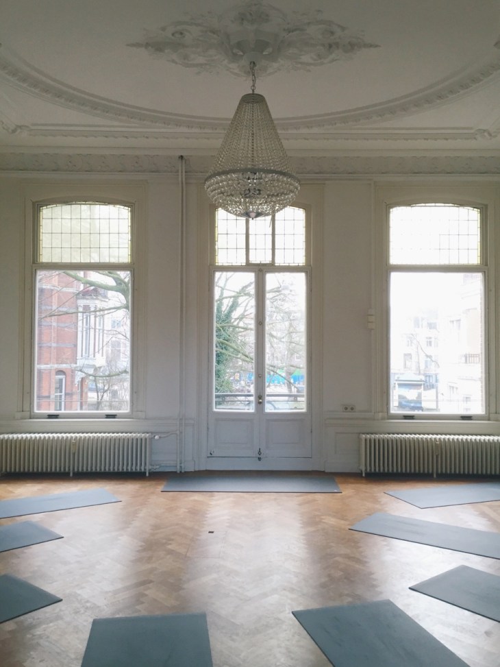 Prenatal practice room.