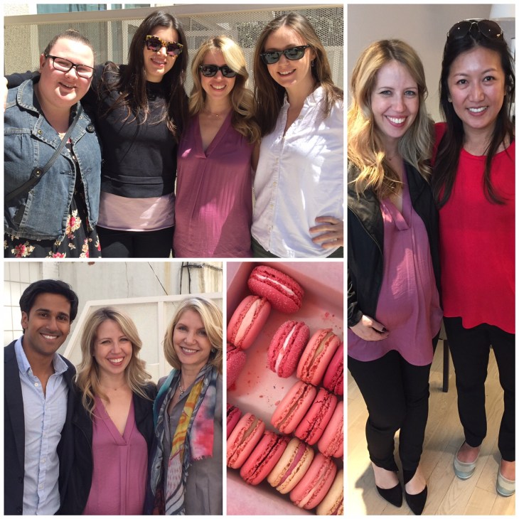 A few of our closest friends at our NY baby shower. April 2015.